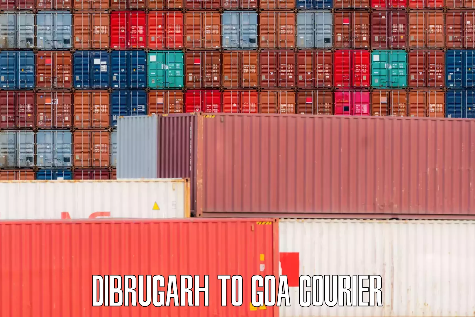 Luggage delivery estimate Dibrugarh to Goa