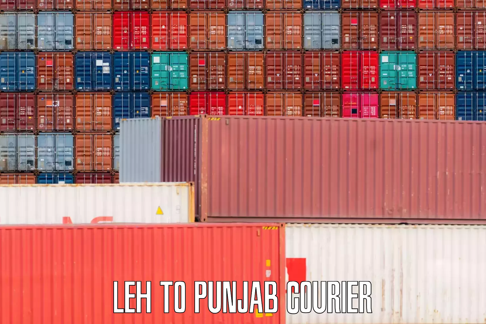 Affordable luggage shipping Leh to Punjab