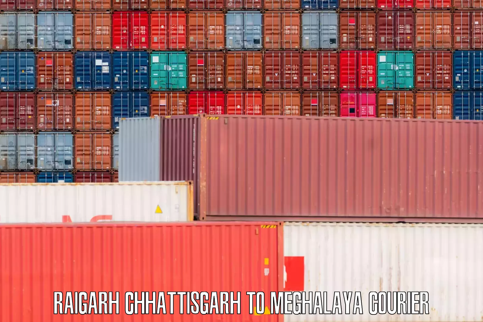 Luggage shipment logistics Raigarh Chhattisgarh to Meghalaya