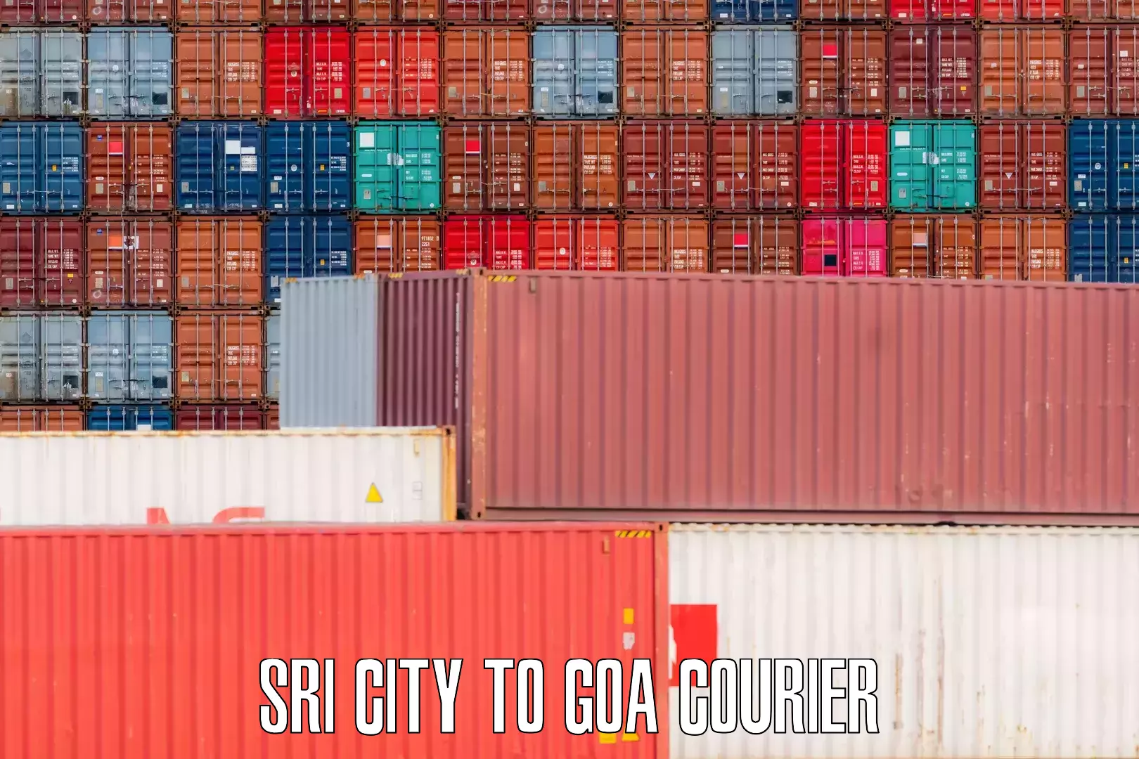 Luggage shipping logistics Sri City to Goa