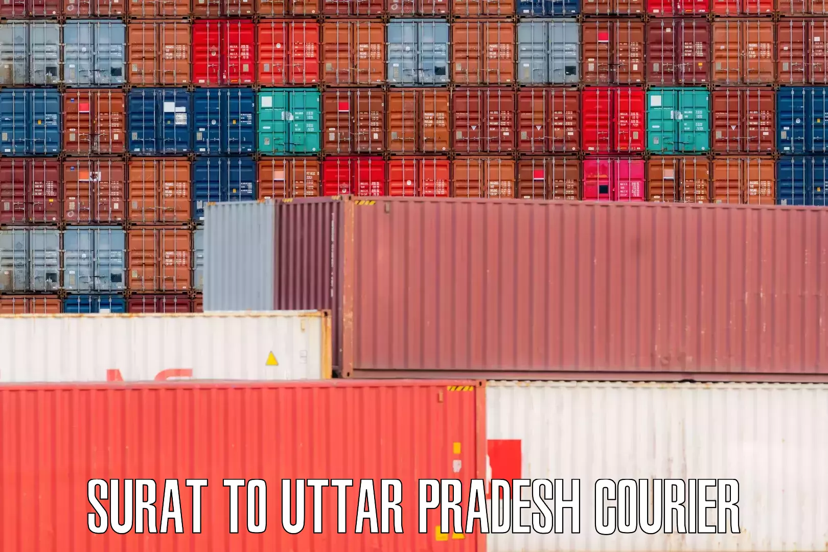 Weekend baggage shipping Surat to Uttar Pradesh