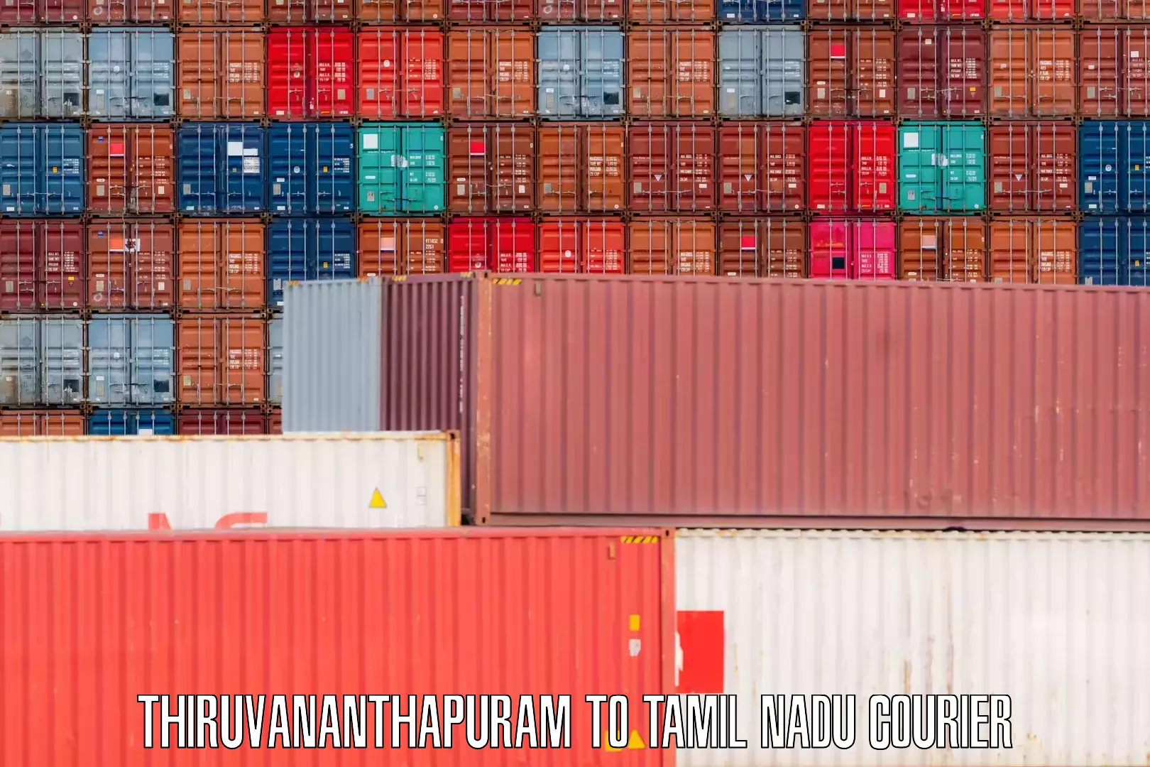 Unaccompanied luggage service Thiruvananthapuram to Tamil Nadu