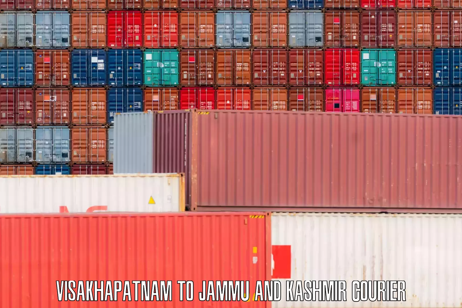 Baggage shipping experts Visakhapatnam to Jammu and Kashmir