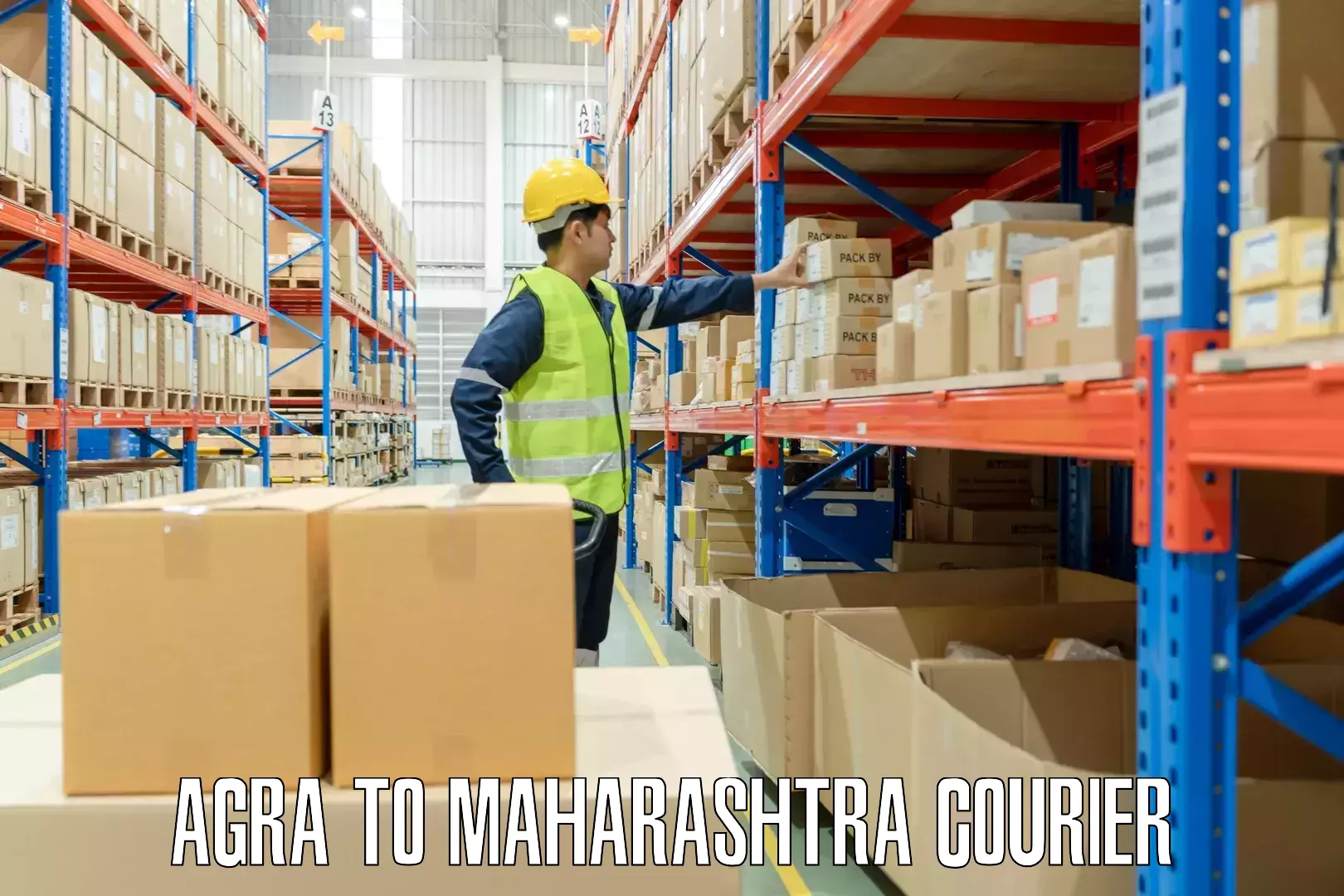 Baggage courier calculator Agra to Parbhani