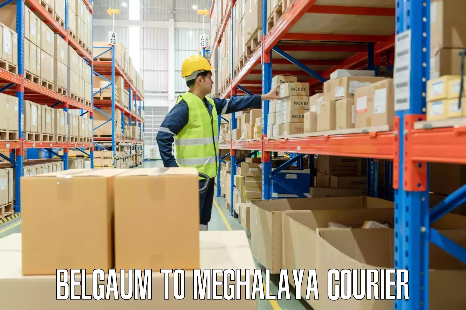 Luggage shipping efficiency Belgaum to Meghalaya