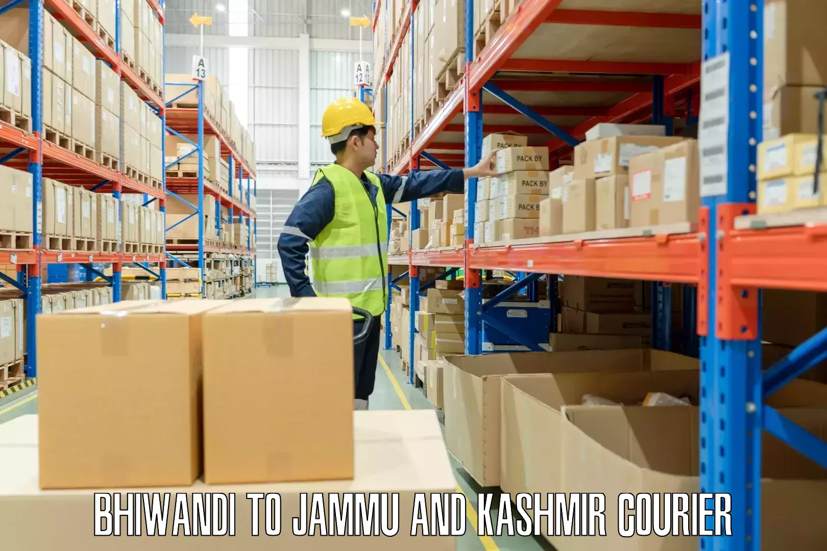 Luggage shipping rates Bhiwandi to Jammu and Kashmir