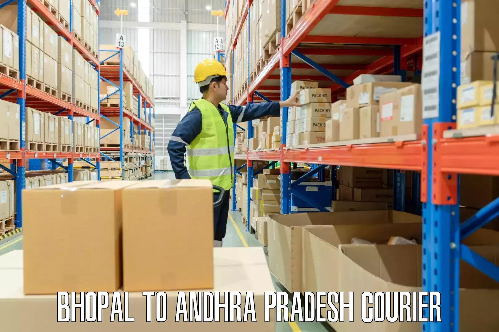 Online luggage shipping Bhopal to Naupada