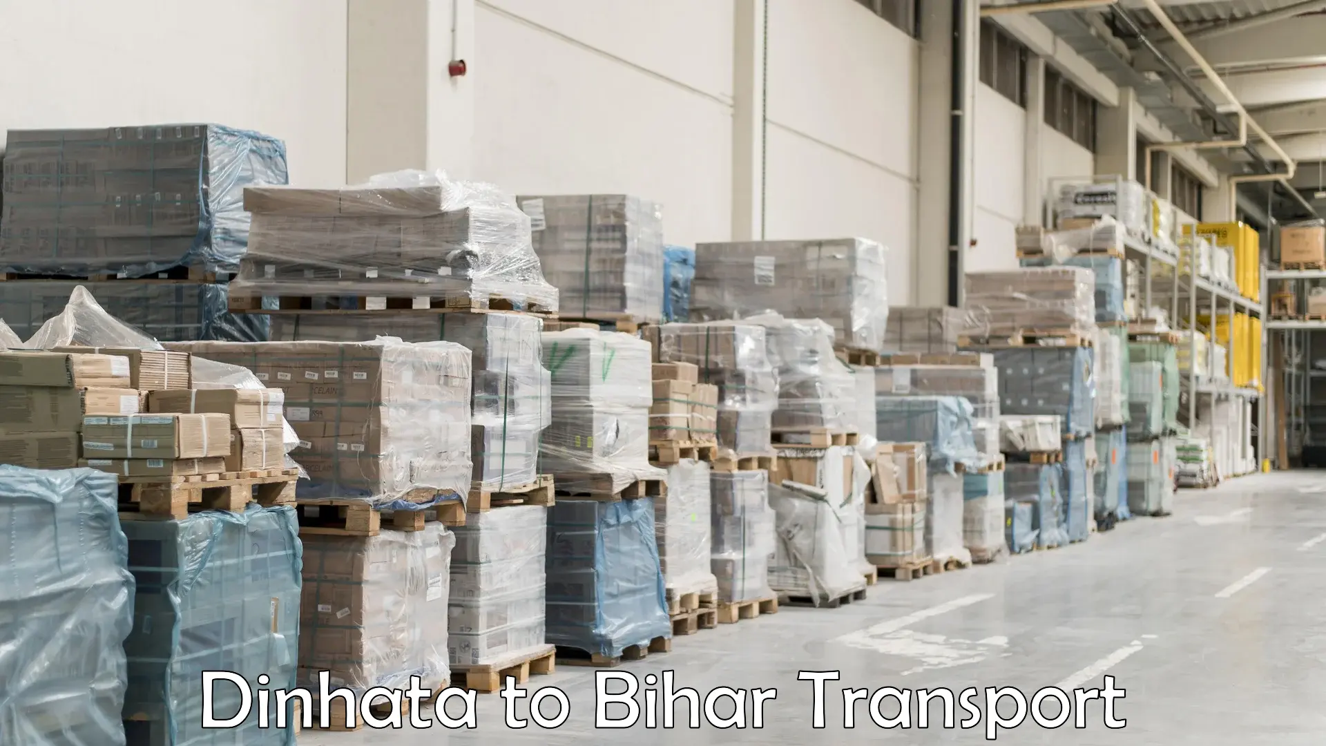 Air cargo transport services Dinhata to Buxar