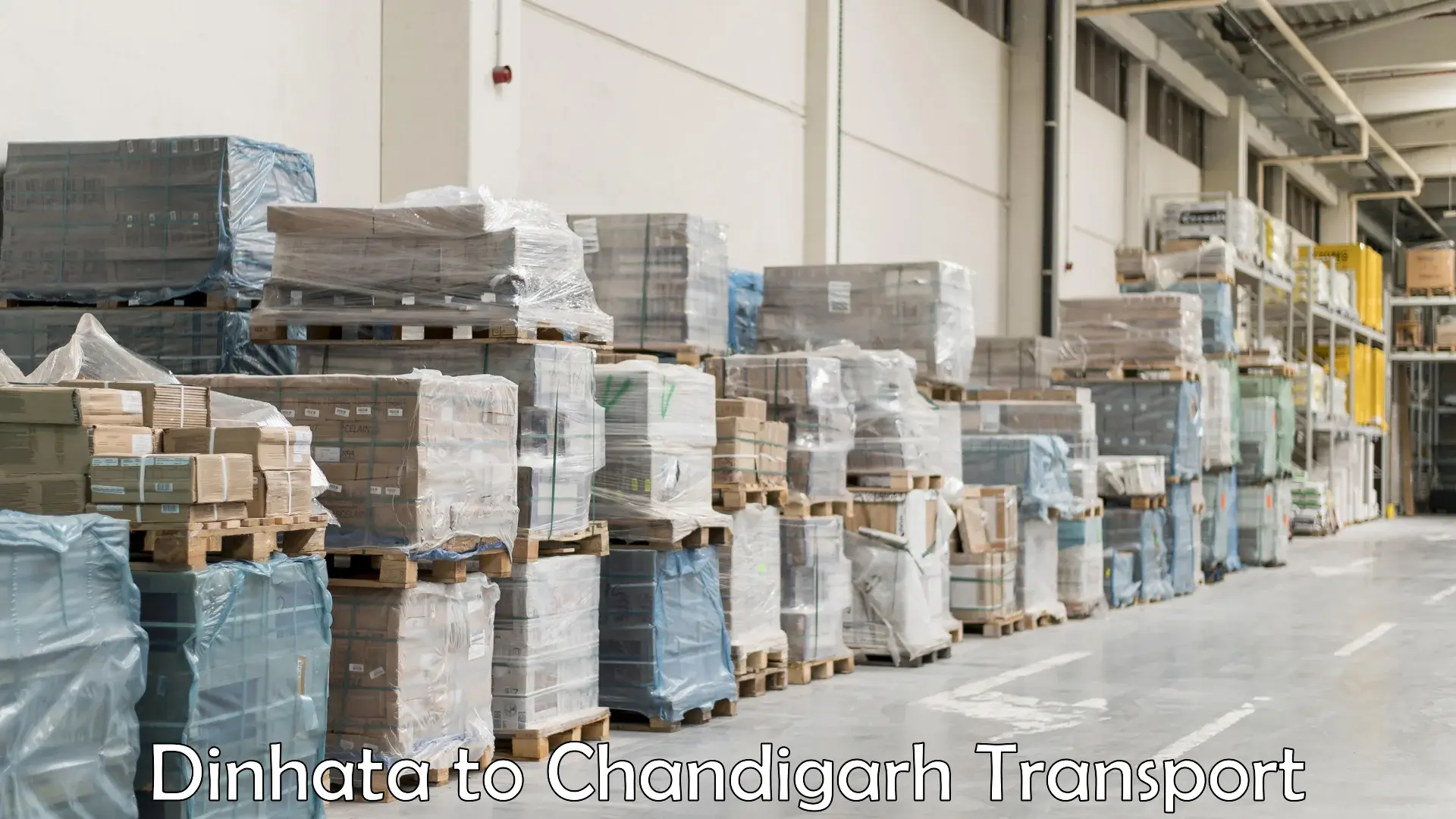 Air freight transport services Dinhata to Chandigarh