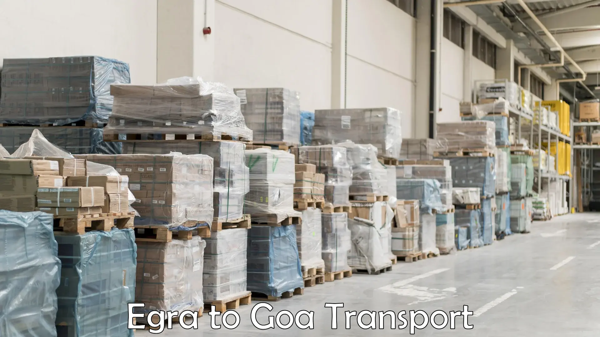 Vehicle transport services Egra to South Goa