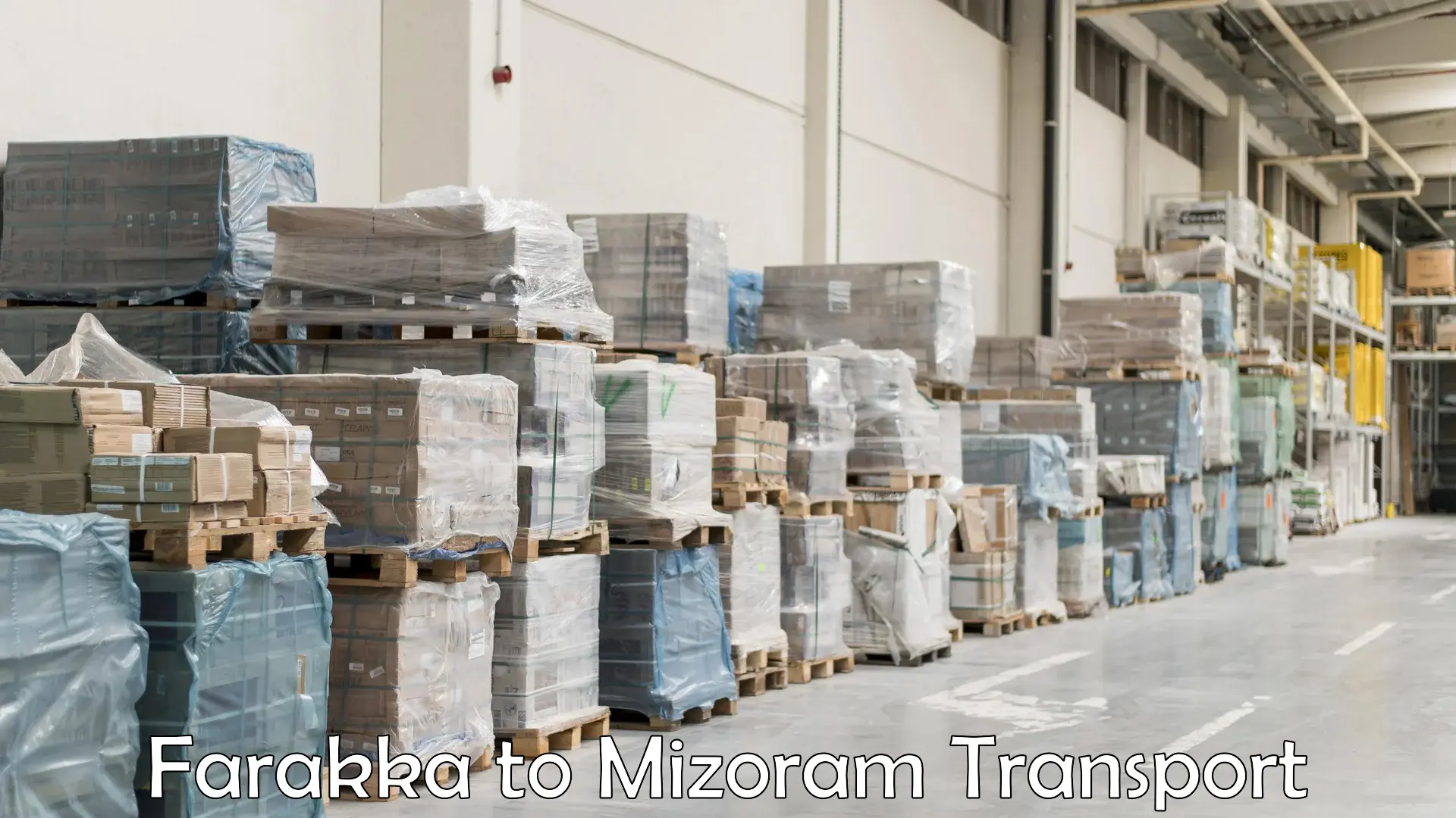 Container transportation services Farakka to Thenzawl