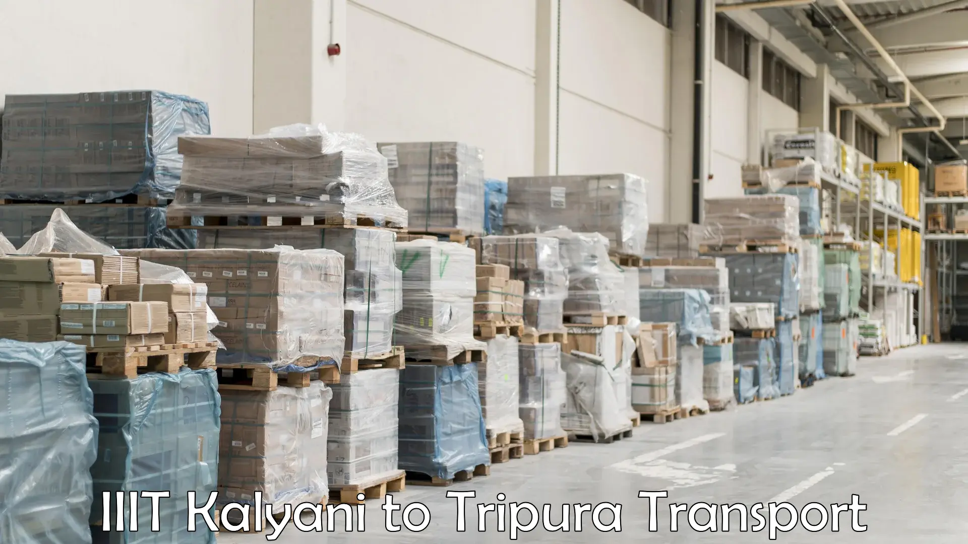 Lorry transport service IIIT Kalyani to Agartala
