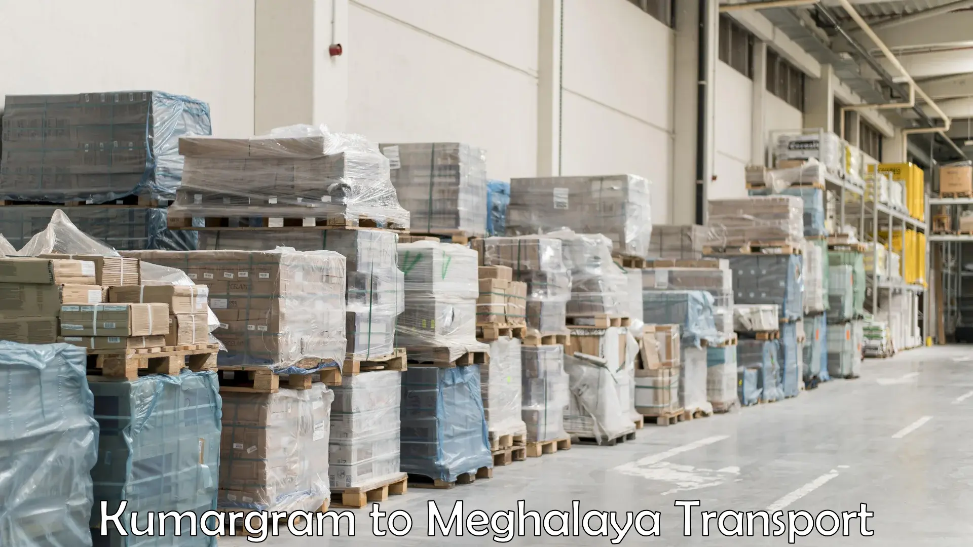 International cargo transportation services Kumargram to Meghalaya