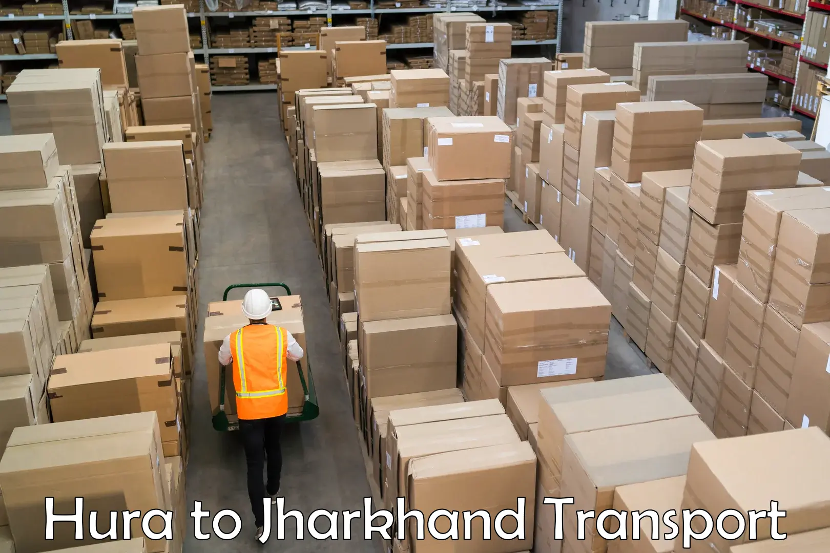 Material transport services Hura to Chandil