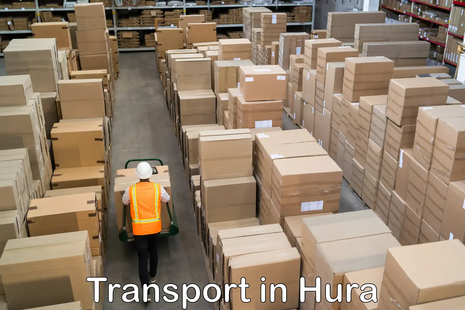 Goods delivery service in Hura