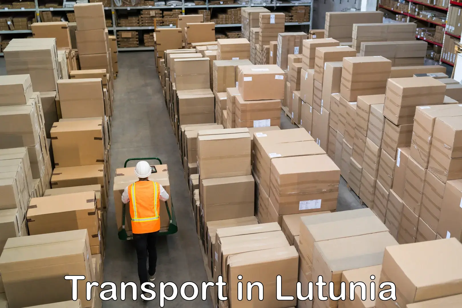 Daily parcel service transport in Lutunia