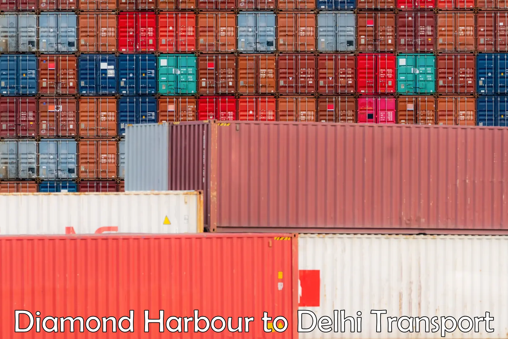 Goods transport services Diamond Harbour to East Delhi