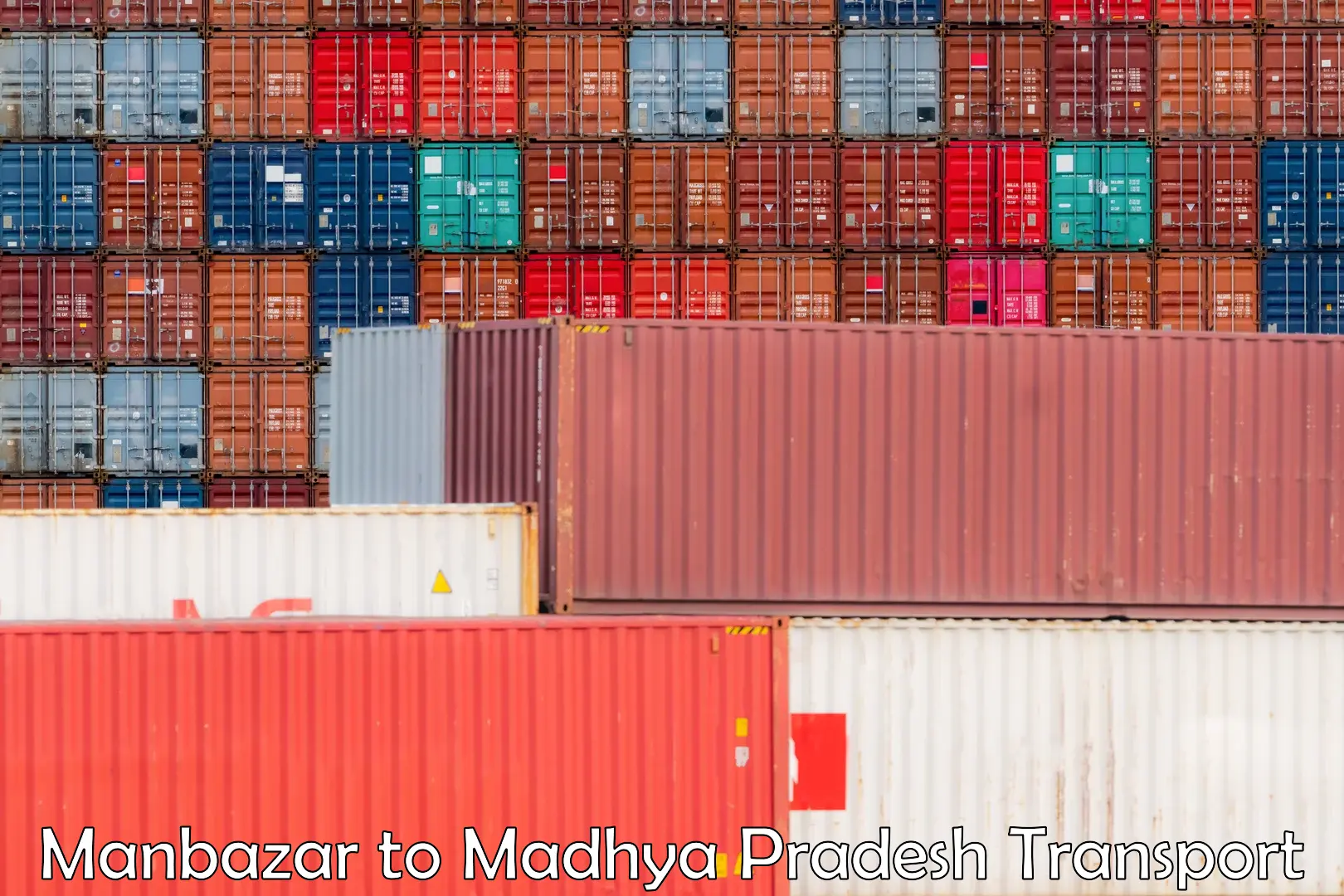 Air freight transport services Manbazar to Madhya Pradesh