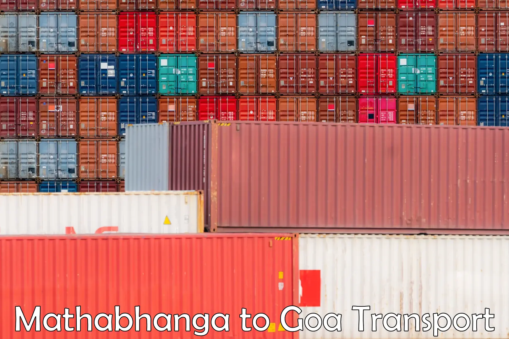 International cargo transportation services Mathabhanga to IIT Goa