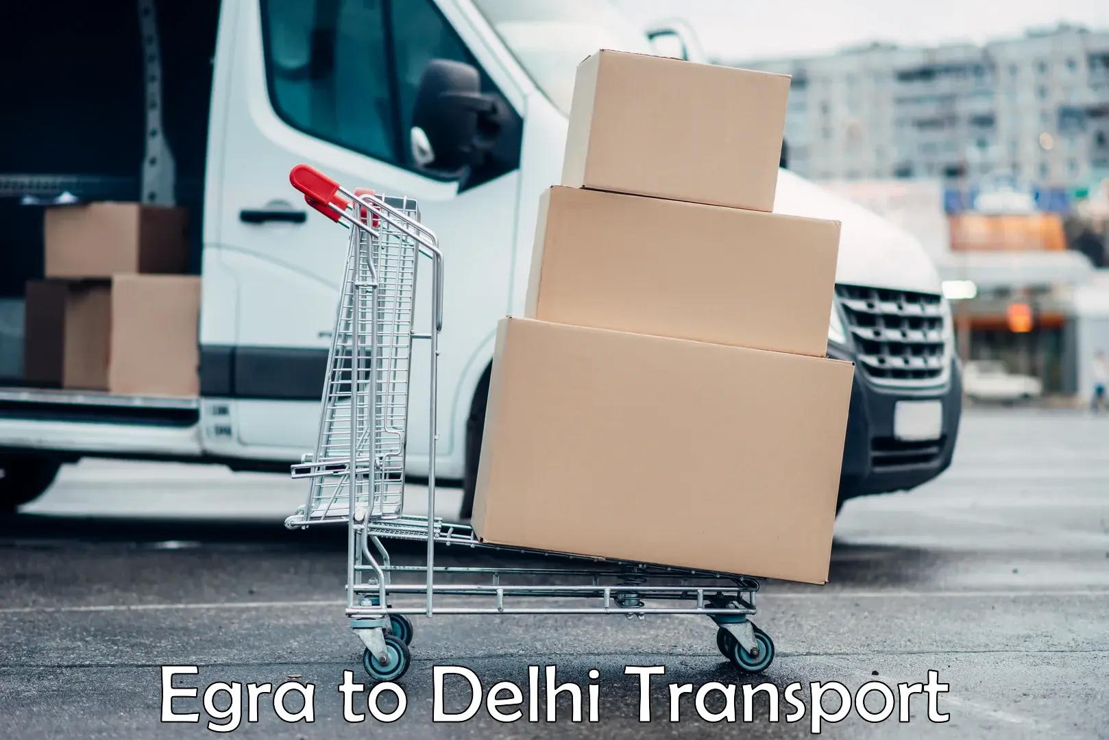 Interstate goods transport Egra to Ashok Vihar
